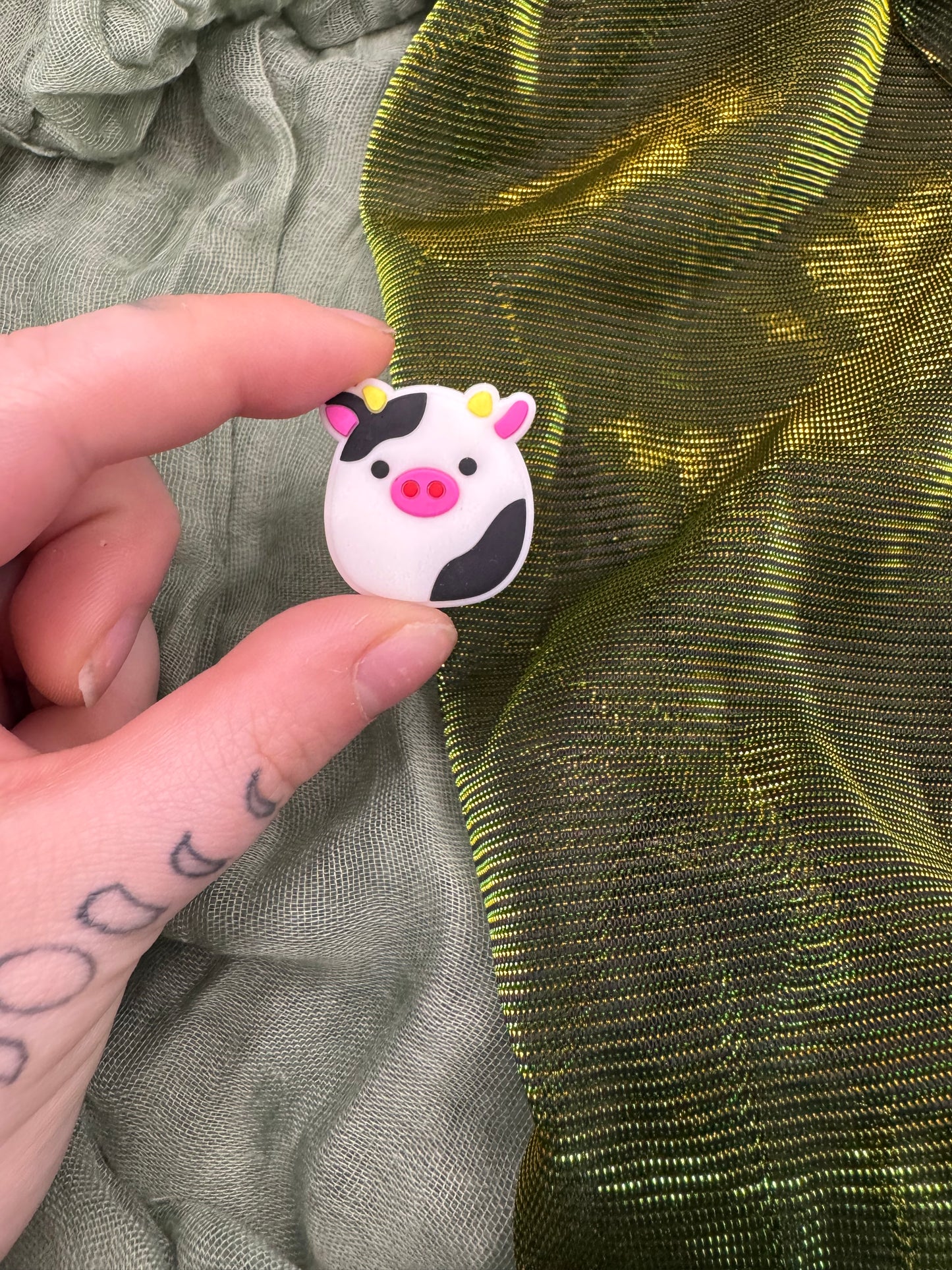 Cow squish crochet hook