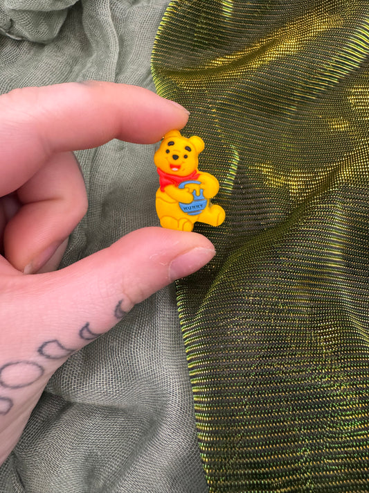 Pooh yellow bear crochet hook