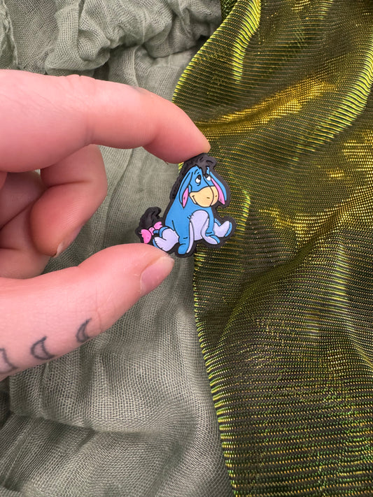 Sad blue donkey crochet hook