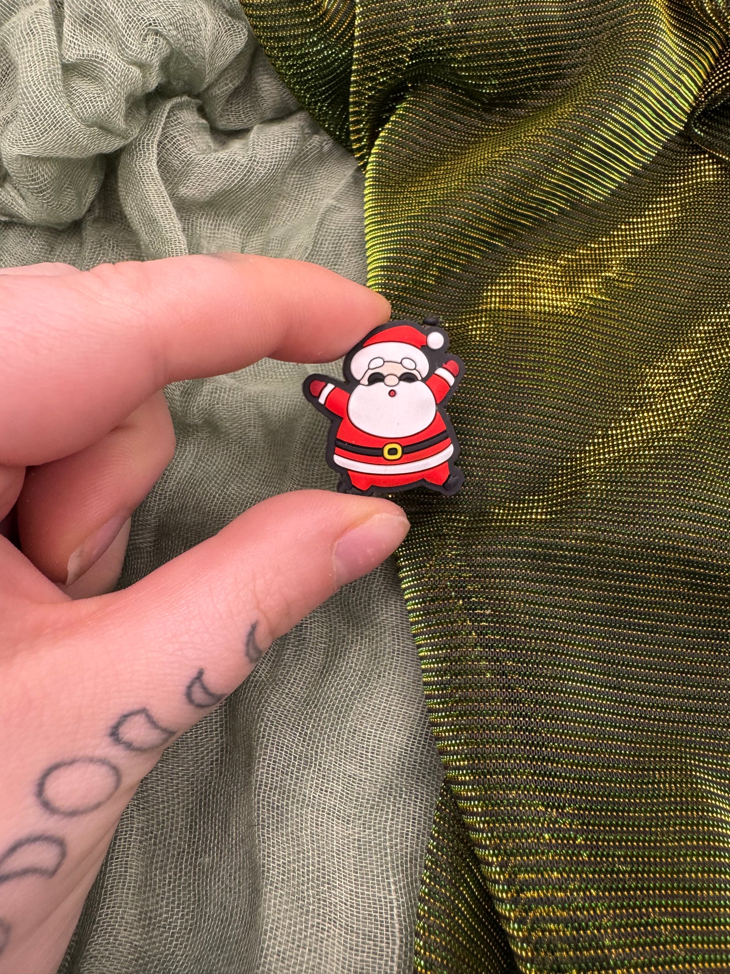 Kawaii Santa crochet hook