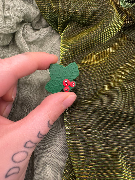 Holly Xmas crochet hook