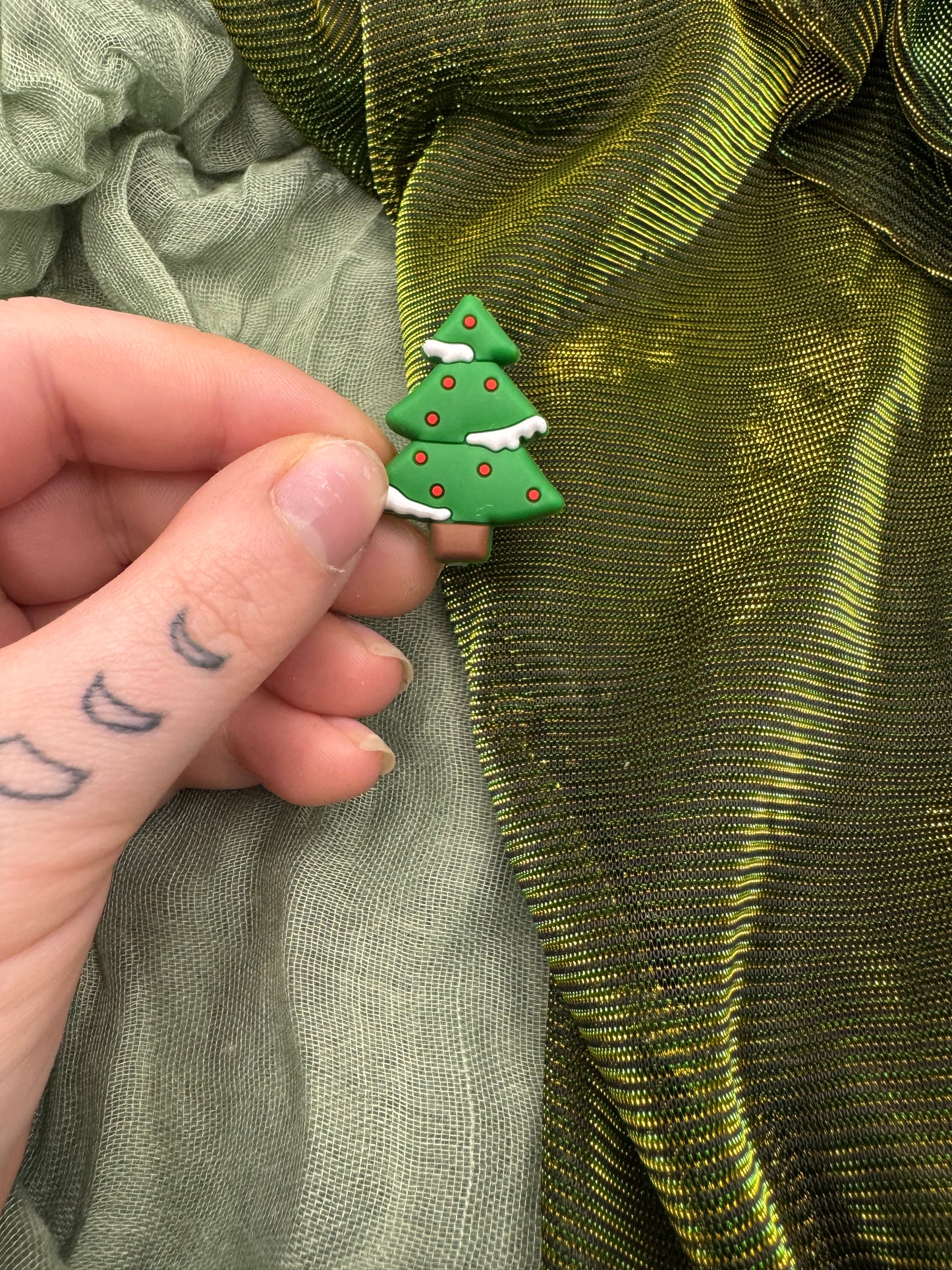 Xmas tree crochet hook