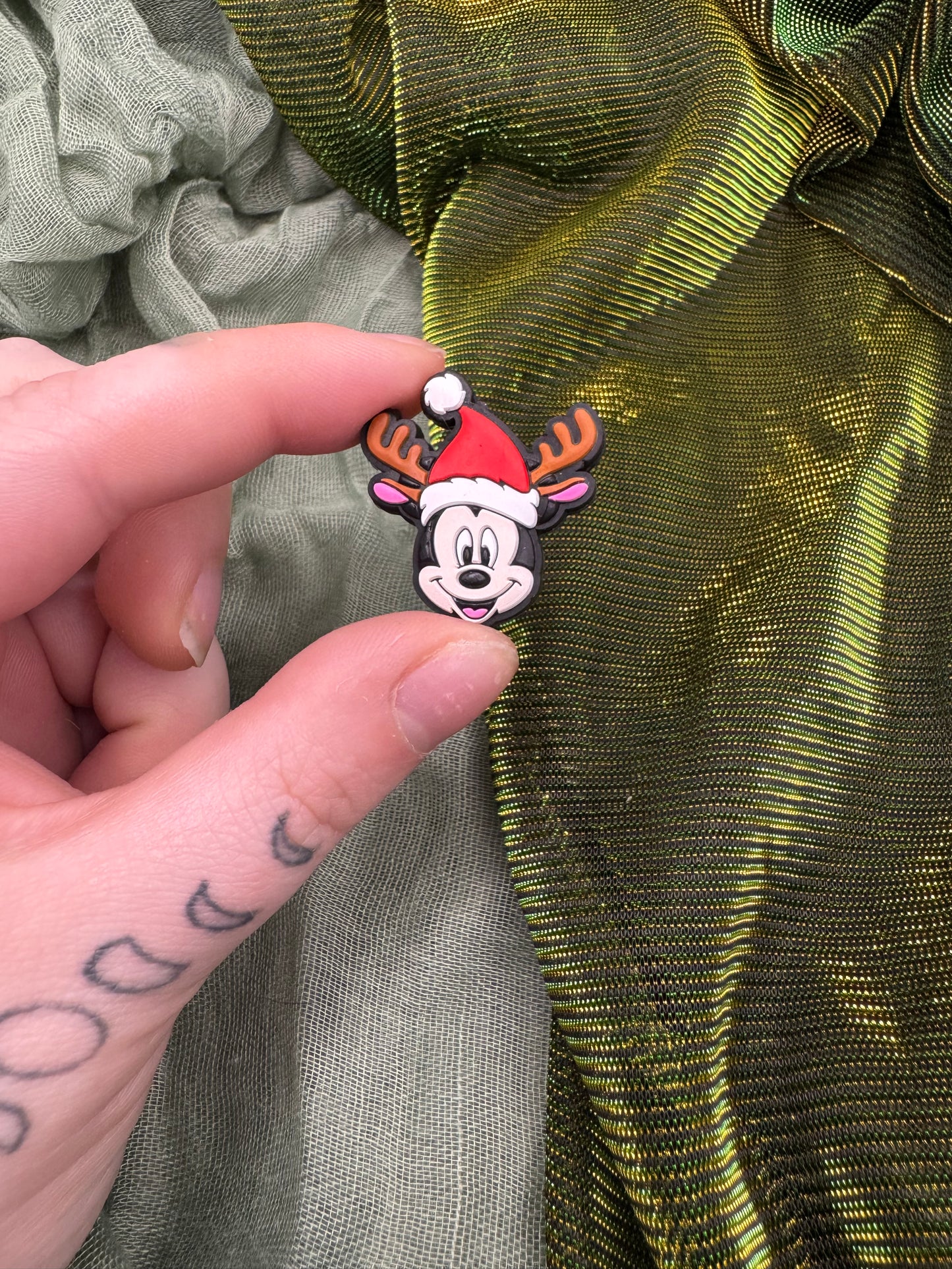 Xmas mouse crochet hook