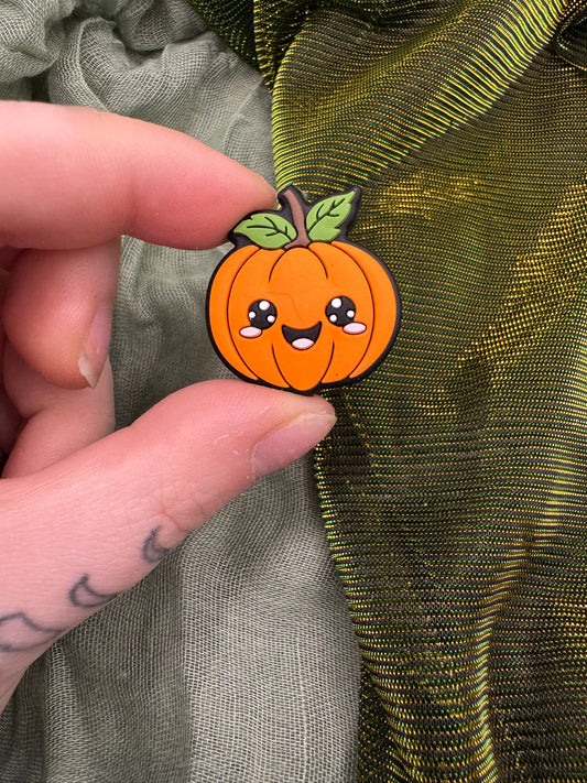 Kawaii pumpkin crochet hook