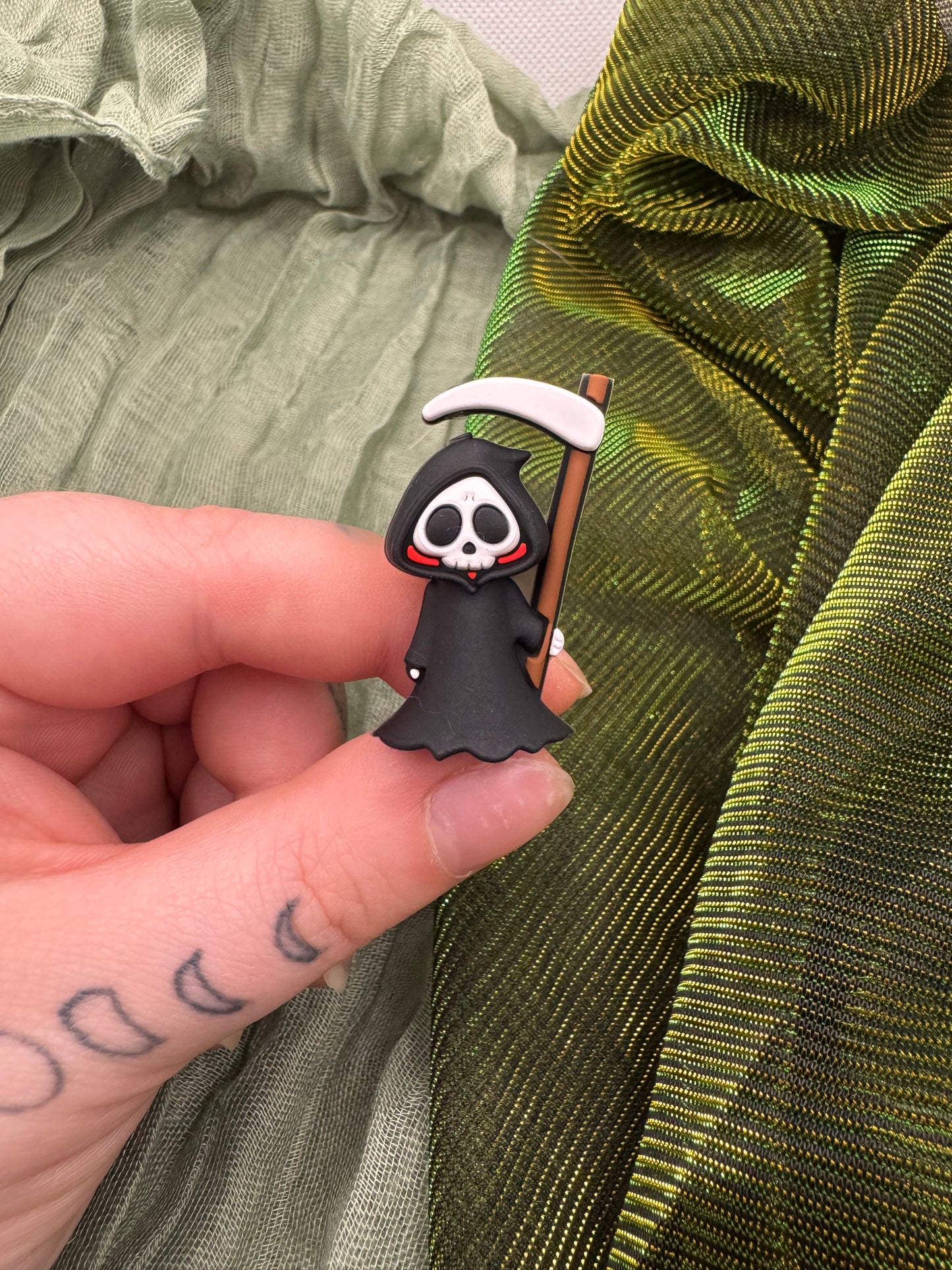 Grim reaper 3D crochet hook