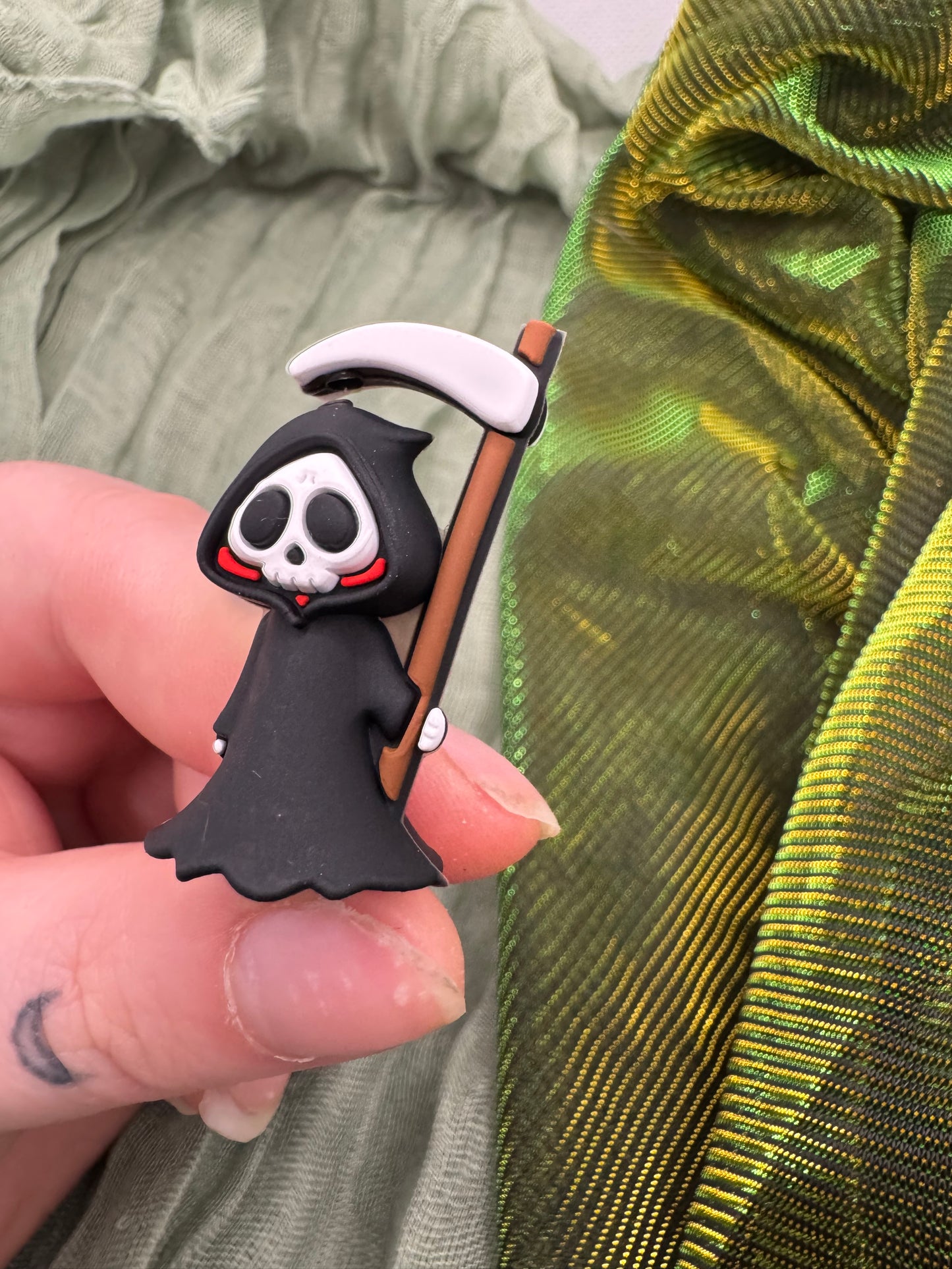 Grim reaper 3D crochet hook
