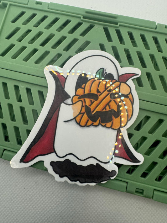 Ghost Halloween sticker