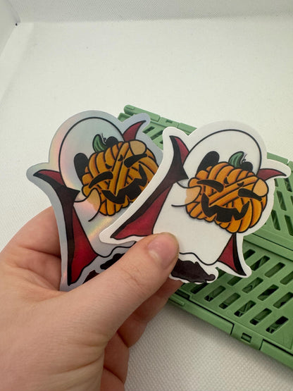 Ghost Halloween sticker