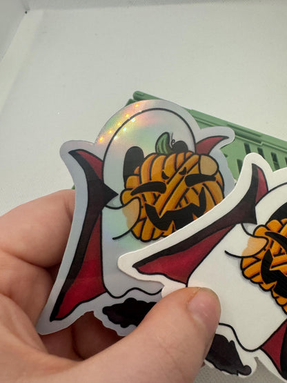 Ghost Halloween sticker