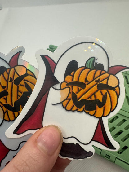 Ghost Halloween sticker