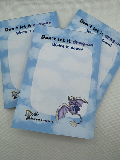Dragon notepad