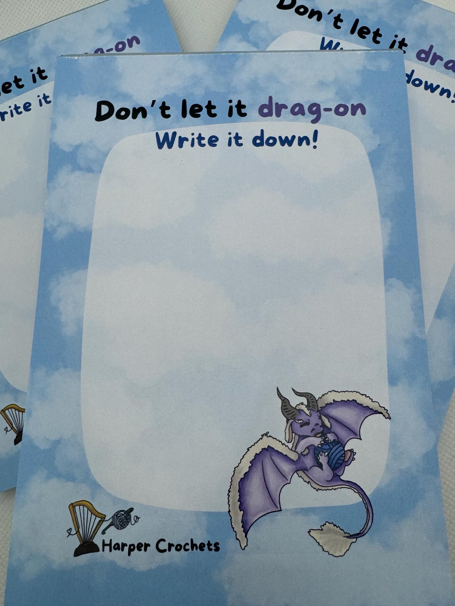 Dragon notepad