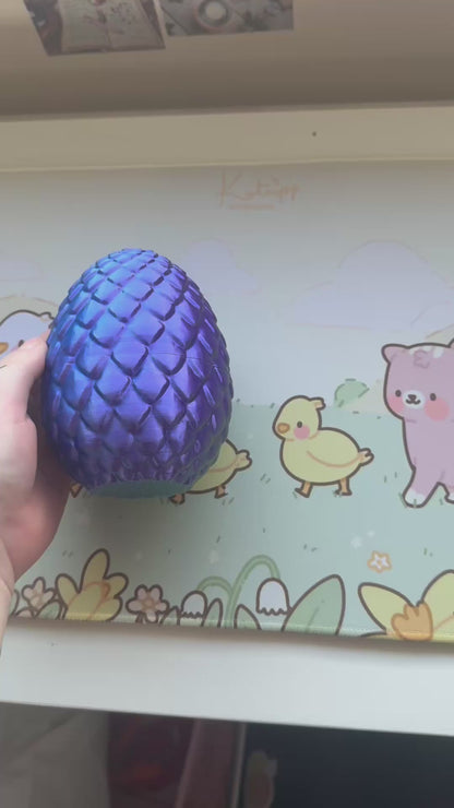 Baby dragon in an egg