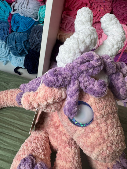 Coquette dragon plushie pre-made