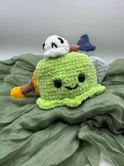 Gelatinous cube plushie pre-made