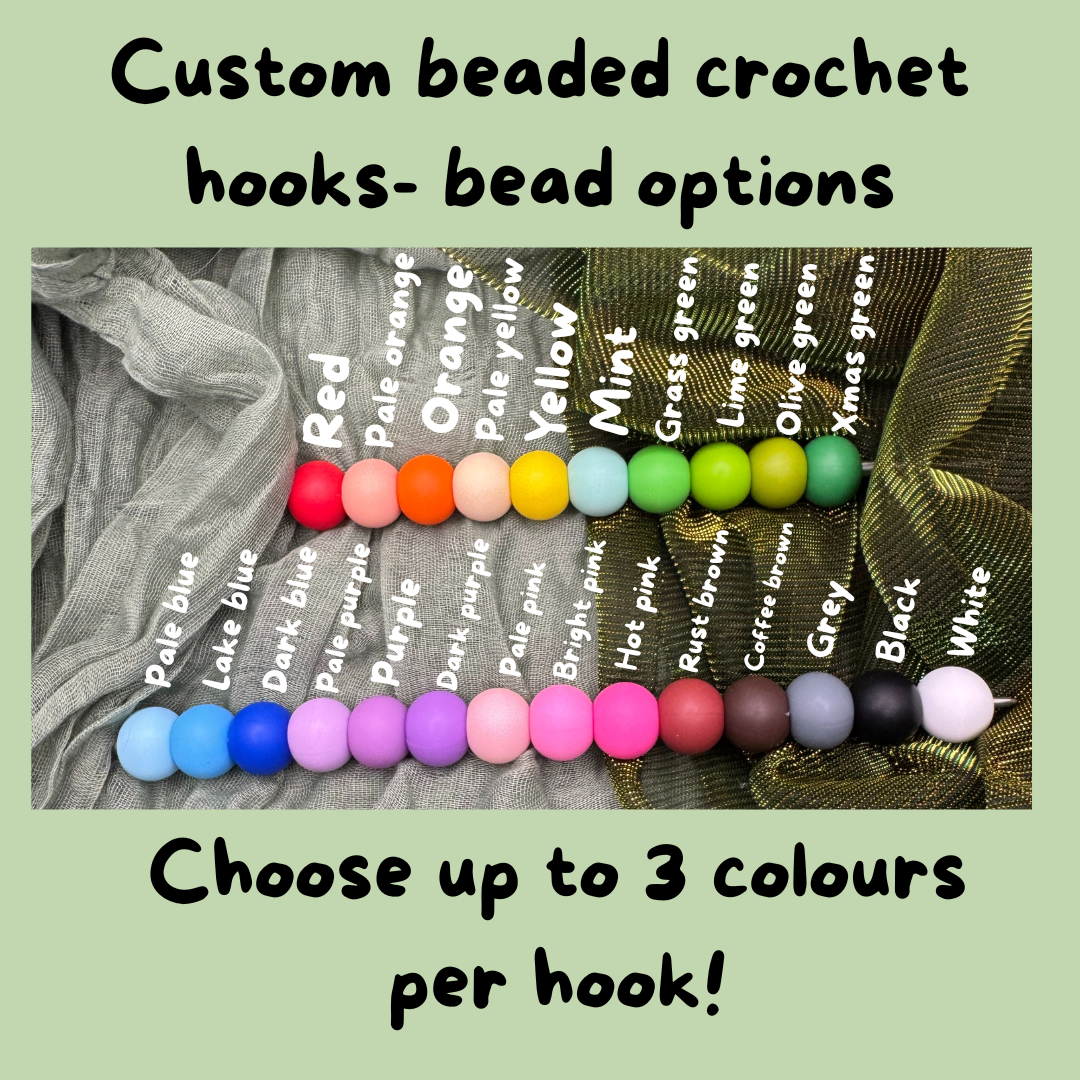 Acre woods bear characters crochet hook SET of 5