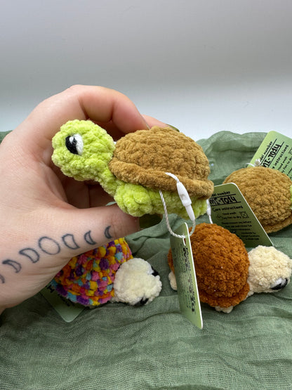 Turtle mini plushie pre-made
