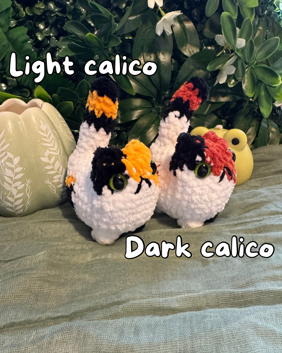 Cat plushie made to order crochet