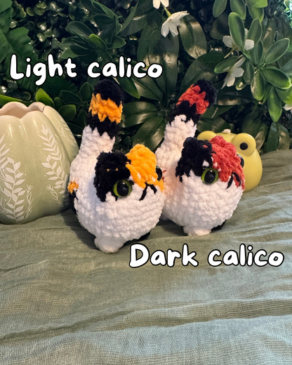 Cat plushie made to order crochet