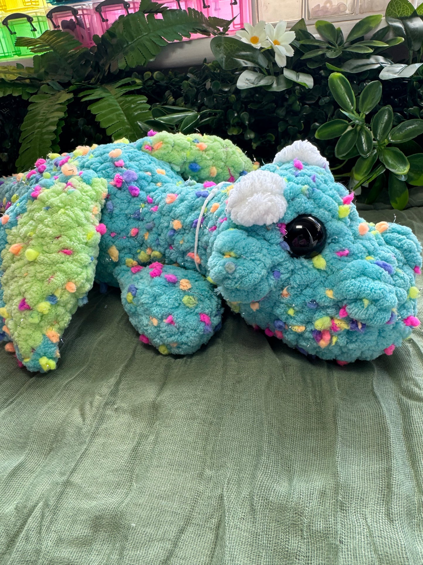 Jumbo dragon plushie pre-made
