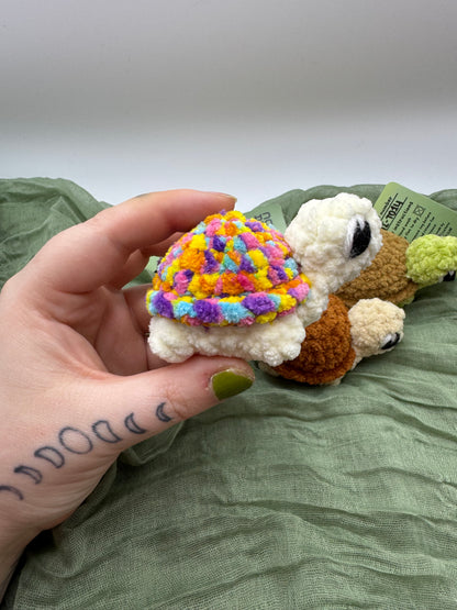 Turtle mini plushie pre-made