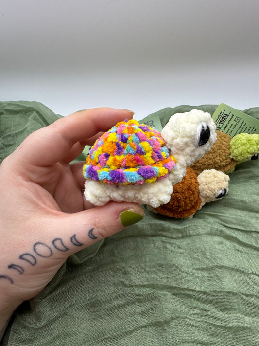 Turtle mini plushie pre-made
