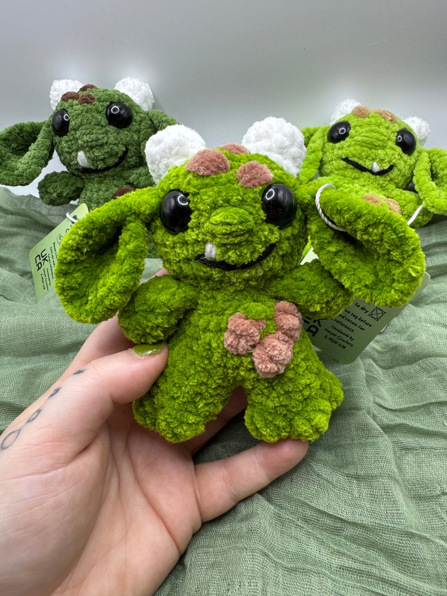 Goblin plushie made to order crochet