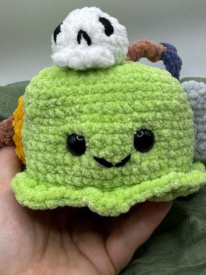 Gelatinous cube plushie pre-made
