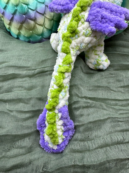 Baby dragon in an egg plushie pre-made