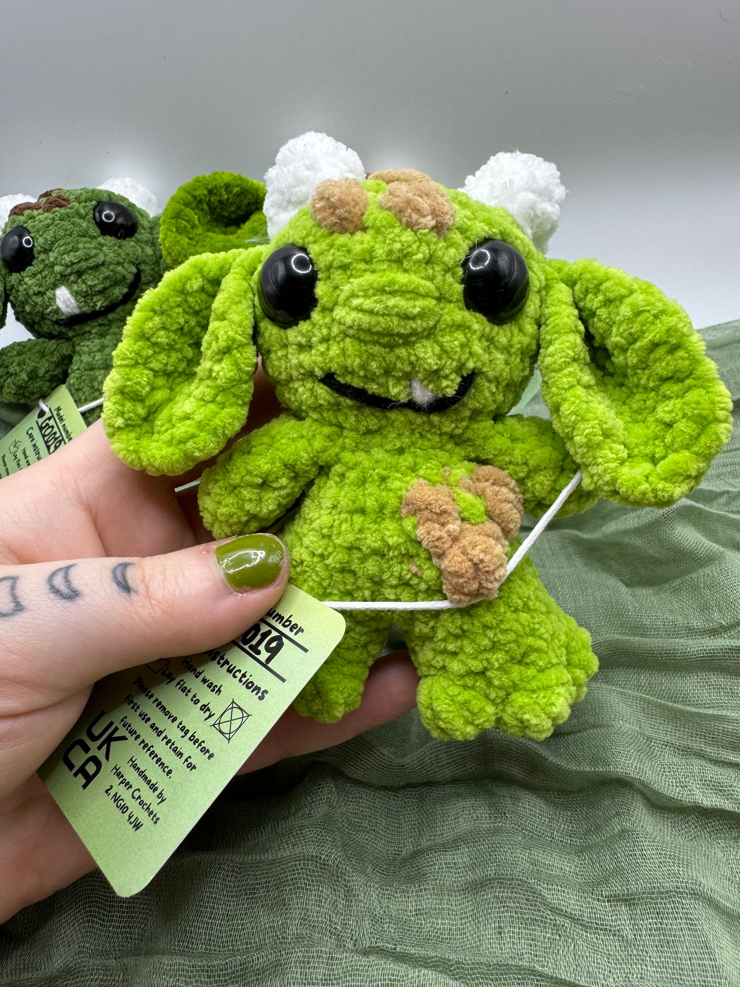 Goblin plushie made to order crochet
