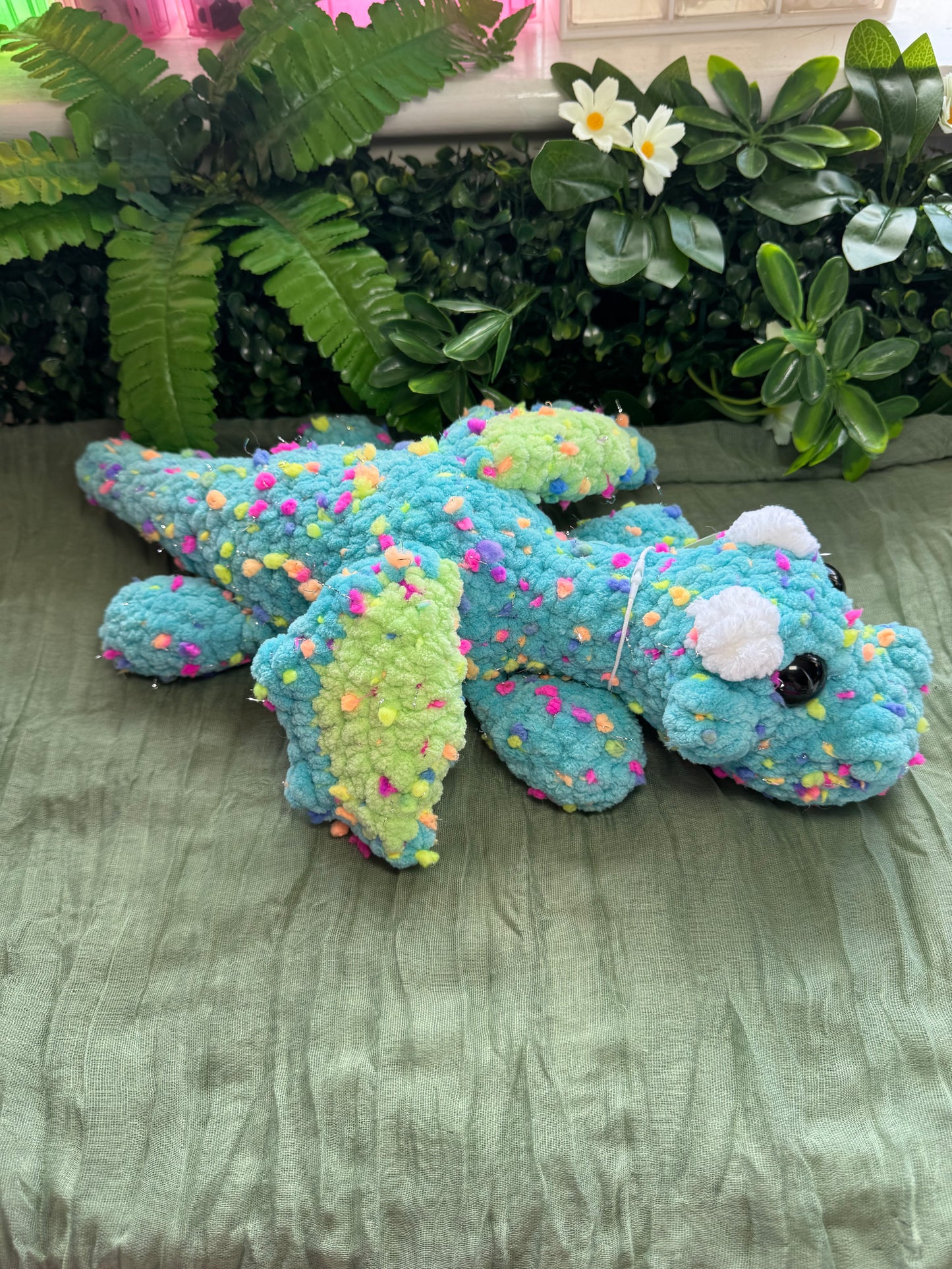 Jumbo dragon plushie pre-made