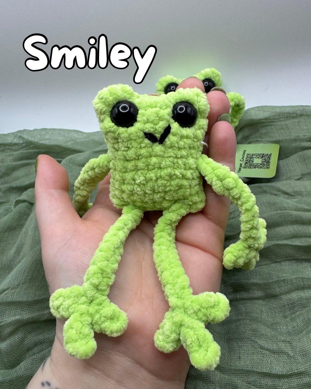 Leggy frog made to order crochet