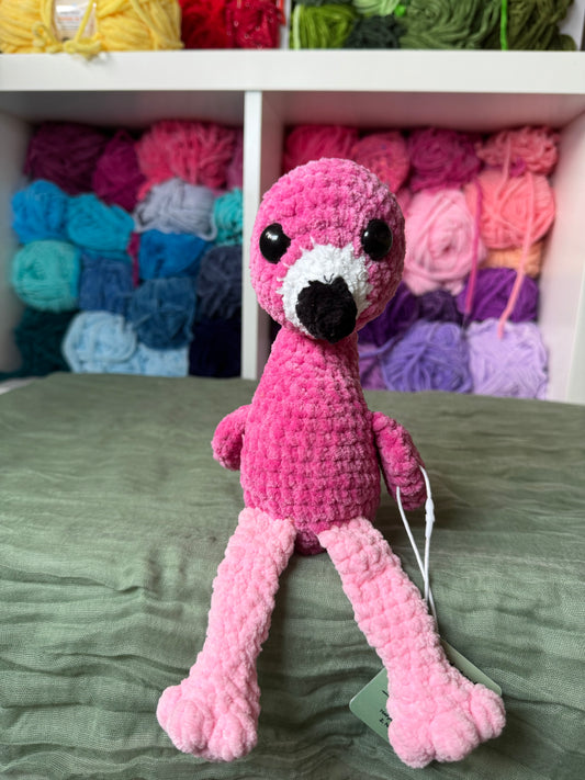 Flamingo plushie pre-made