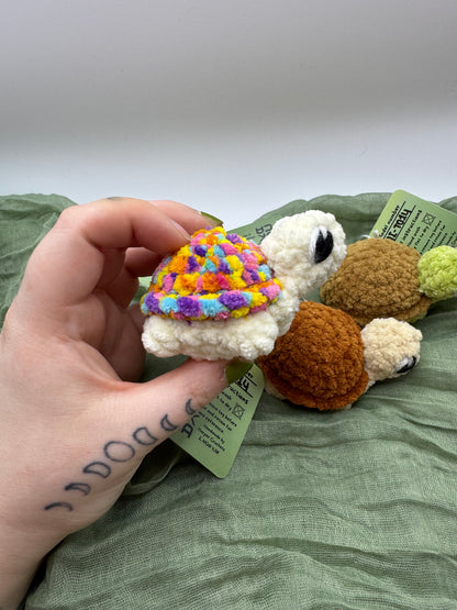 Turtle mini plushie pre-made
