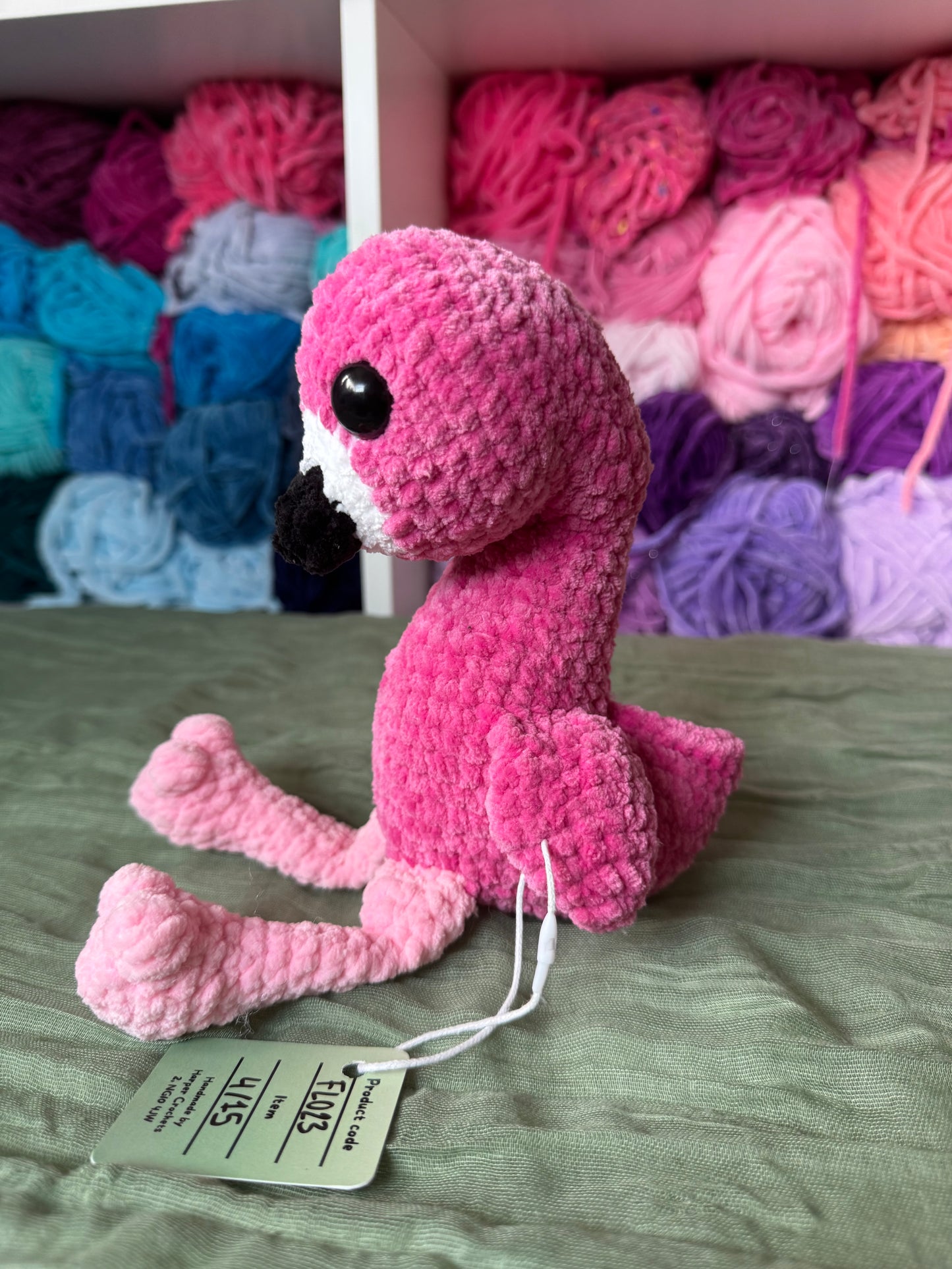 Flamingo plushie pre-made