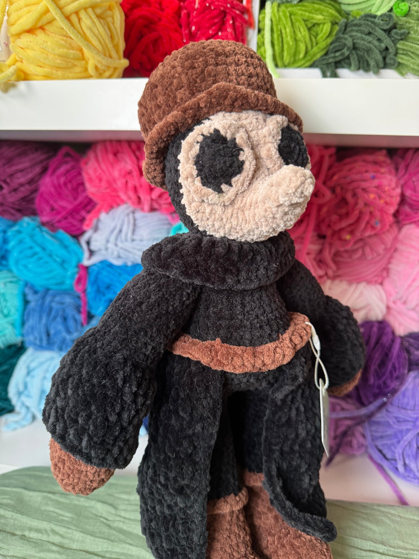 Plague doctor plushie pre-made