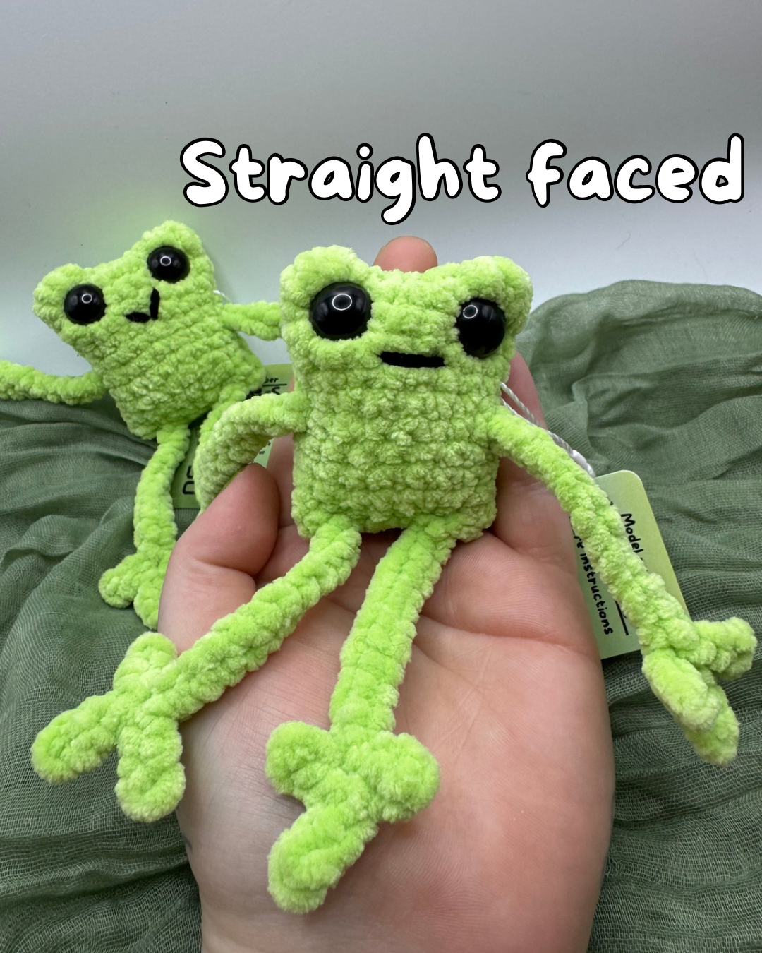 Leggy frog made to order crochet