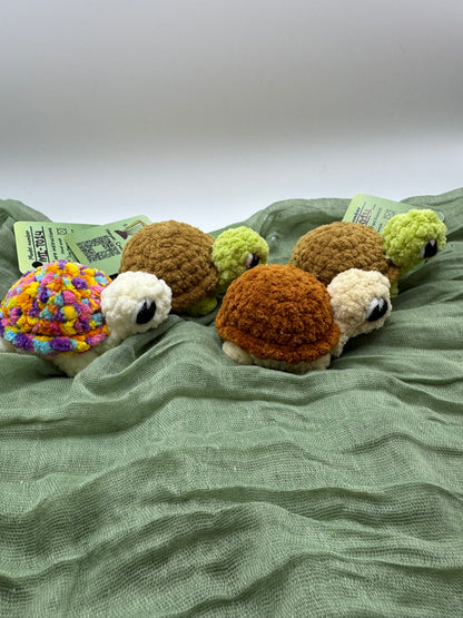Turtle mini plushie pre-made