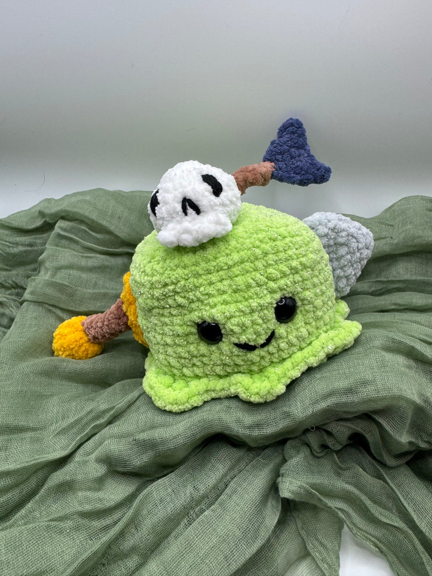 Gelatinous cube plushie pre-made