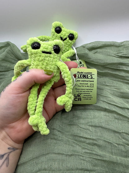 Leggy frog made to order crochet