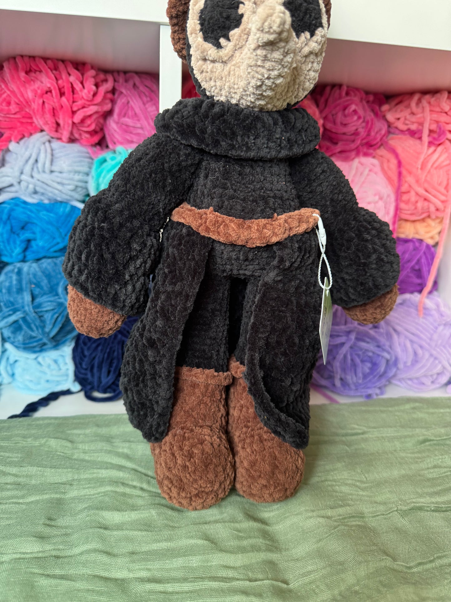 Plague doctor plushie pre-made