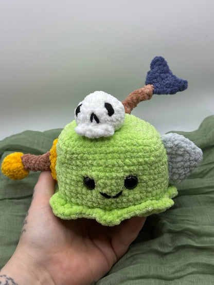 Gelatinous cube plushie pre-made