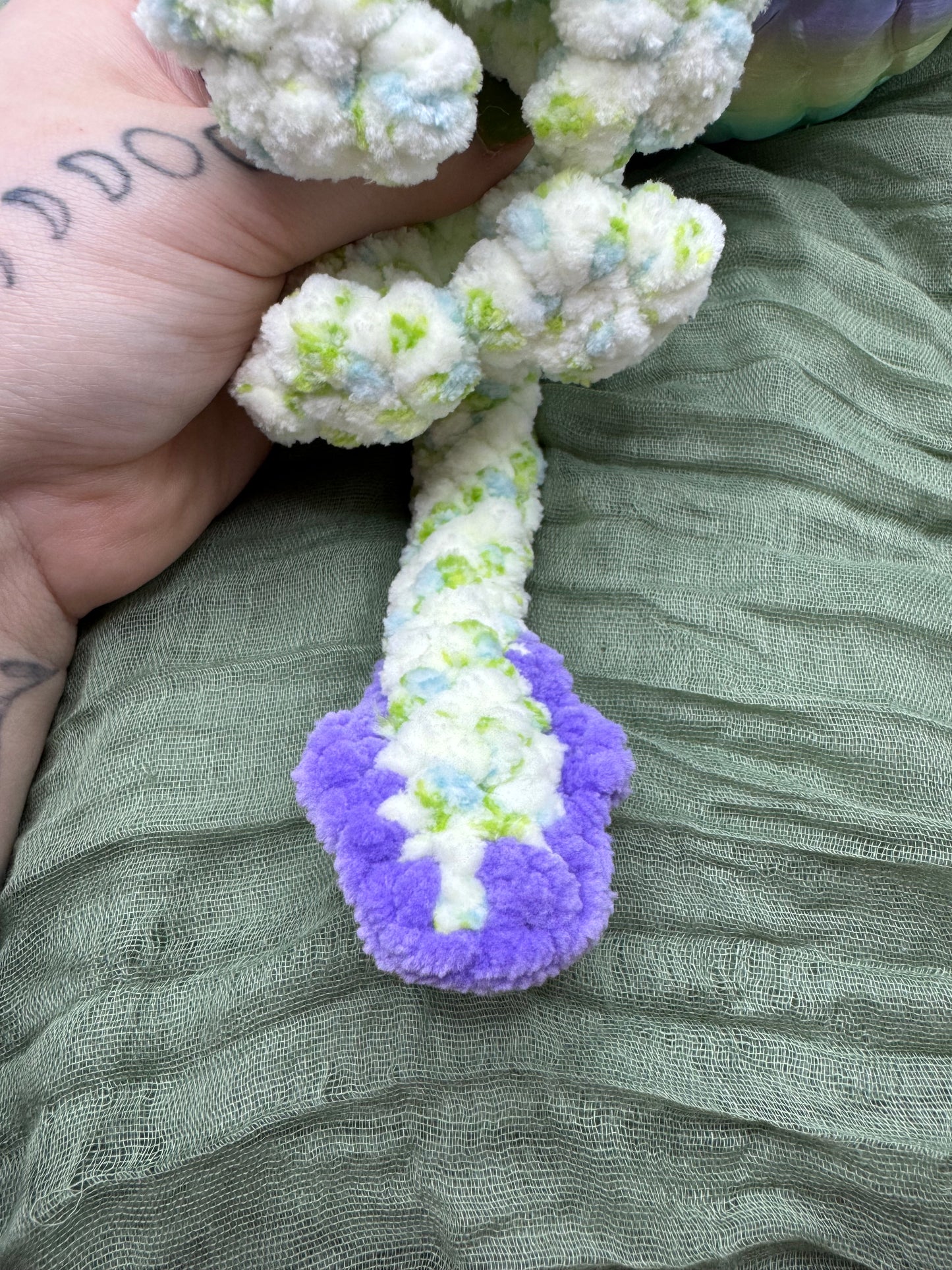 Baby dragon in an egg plushie pre-made