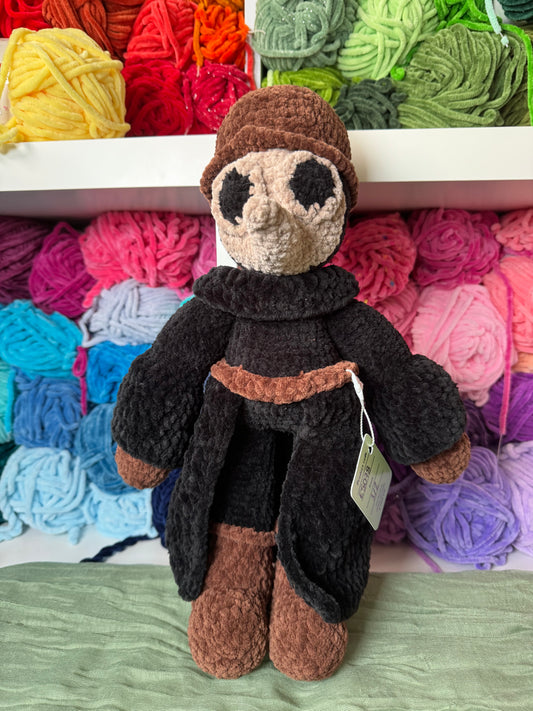 Plague doctor plushie pre-made