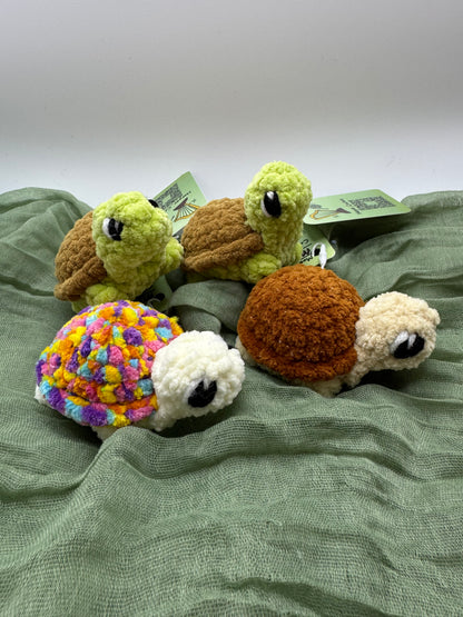 Turtle mini plushie pre-made