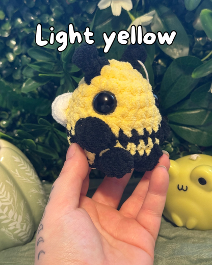 Large bee plushie made to order crochet