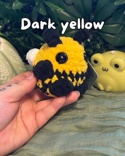 Large bee plushie made to order crochet