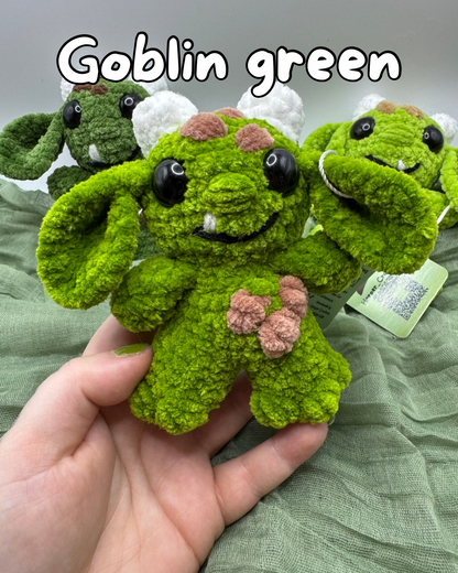 Goblin plushie made to order crochet