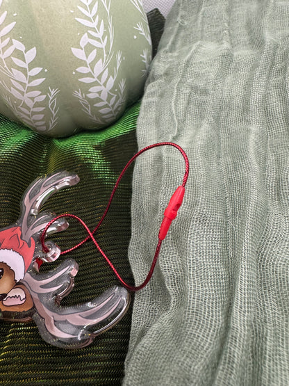 Reindeer acrylic tree ornament