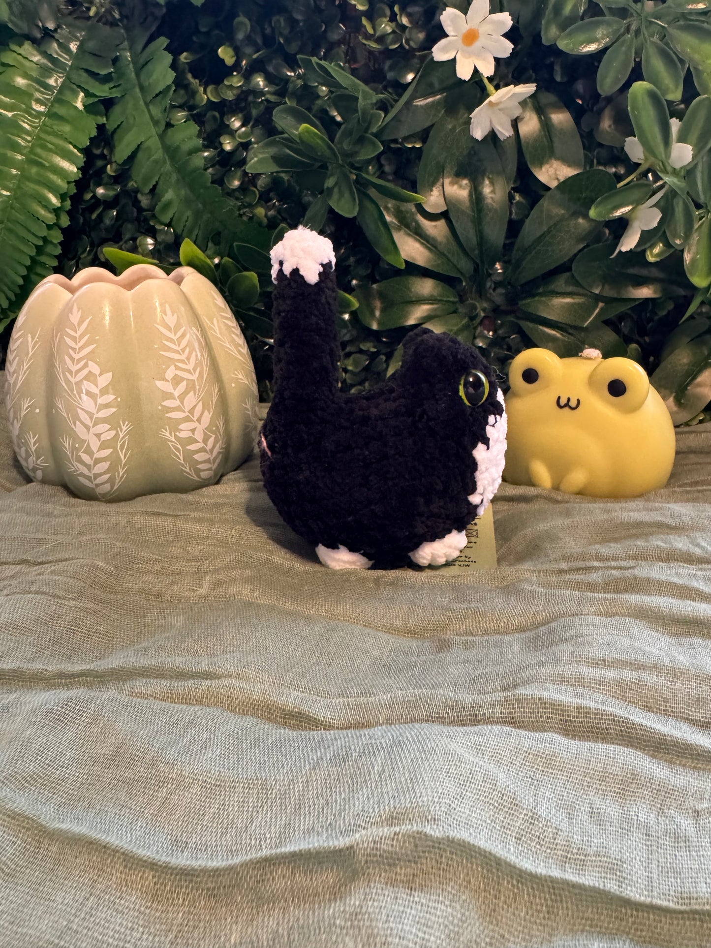 Cat plushie made to order crochet